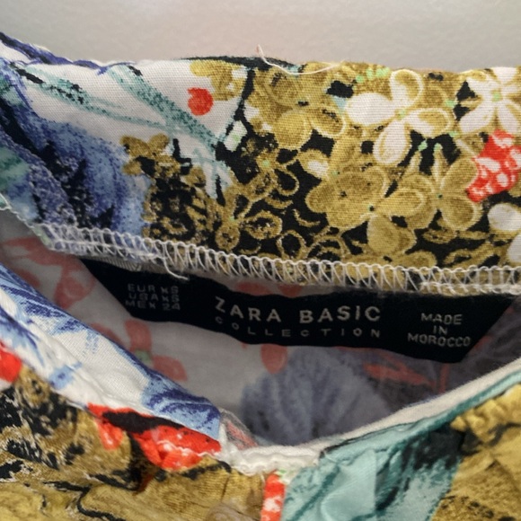 Zara Print Ruffle Top - Picture 4 of 7